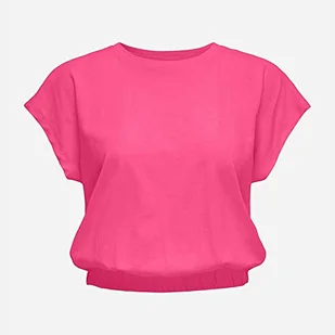 ONLY Kobiety ONLMAY S/S Cropped Box JRS Top, Shocking Pink, M, Shocking Pink, M - Koszulki i topy damskie - miniaturka - grafika 1