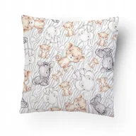 Pościel dla dzieci - POSZEWKA NA PODUSZKĘ 40x40 BAWEŁNA ZAMEK WZORY! - miniaturka - grafika 1