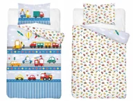 Pościel dla dzieci - Pościel dla dziecka do łóżeczka 100% bawełna 100x135 40x60cm Samochody - miniaturka - grafika 1