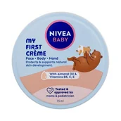 Balsamy i oliwki dla dzieci - Nivea Baby My First Crème krem do ciała 75 ml dla dzieci - miniaturka - grafika 1
