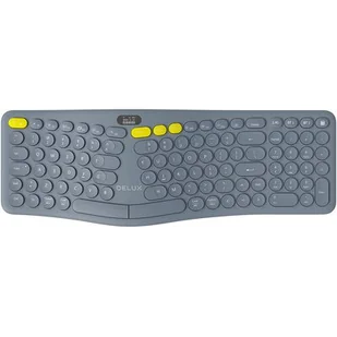 Delux GM903CV 2.4G+BT Ergonomic szara - Klawiatury - miniaturka - grafika 1