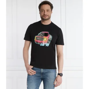 HUGO T-shirt Damotoro | Relaxed fit - Koszulki męskie - miniaturka - grafika 1