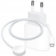 Ładowarki do telefonów - Zestaw Ładowarka indukcyjna Usb-c do Apple Watch Ładowarka 20W Usb-c - miniaturka - grafika 1