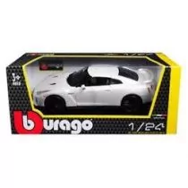 Bburago Nissan GT-R 1:24 biały - Samochody i pojazdy dla dzieci - miniaturka - grafika 2