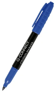 Q-CONNECT Marker do płyt CD/DVD 1mm niebieski - Pudełka i akcesoria na płyty CD - miniaturka - grafika 2