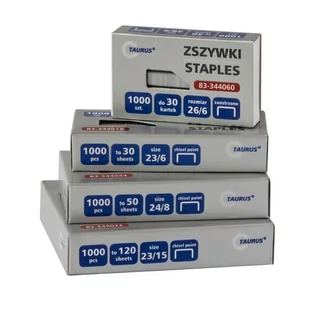 Zszywki 23/10 TAURUS 1000szt /83-344020/ - Zszywki - miniaturka - grafika 1