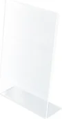 Półki na dokumenty - PBS Connect Plastikowa podstawka na dokumenty Plexi pionowa A4 - miniaturka - grafika 1