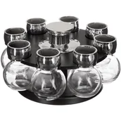 Akcesoria i części do kuchenek i piekarników - Zestaw ośmiu pojemników wykonanych ze szkła przeznaczony do przechowywania przypraw 146651 - miniaturka - grafika 1