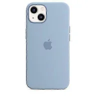 Etui i futerały do telefonów - Silikonowe etui na telefon iPhone 13 Mgła niebieski - miniaturka - grafika 1