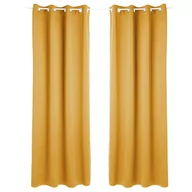 Zasłony - Zasłona Zaciemniająca Na Przelotkach 135 X 240 Cm, 2 Sztuki W Komplecie - miniaturka - grafika 1