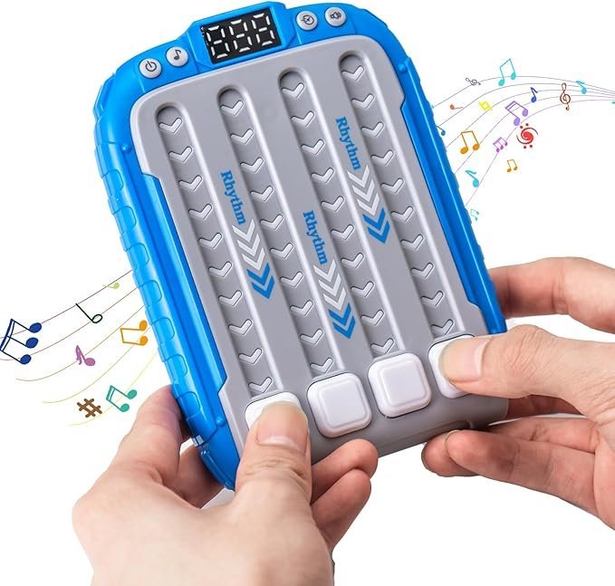Elektroniczna przenośna zabawka do gier rytmicznych Kolor niebieski