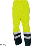 Odzież robocza - CERVA EPPING - spodnie robocze do pasa nieocieplane Hi-Vis 100% poliester/PU - żółty 3XL - miniaturka - grafika 1