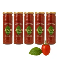 Koncentraty warzywne, przeciery - Passata pomidorowa z bazylią 690gx6 - Rosso Gargano - miniaturka - grafika 1