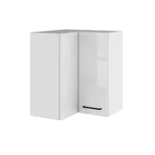 Meble kuchenne - Siena Szafka Wisząca Narożna Gnw-60 Biały Połysk - miniaturka - grafika 1
