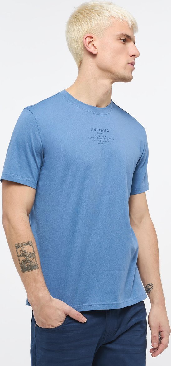 Mustang Mustang męska koszulka t-shirt ALEX C PRINT 1013806-5169 XL