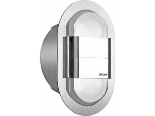 Lampa ścienna LED SZLIF INOX 1,6W CW 6500K DUO RUEDA SKOFF - Lampy ścienne - miniaturka - grafika 1