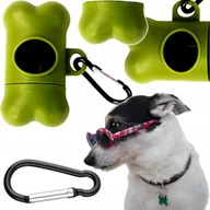 Pozostałe akcesoria dla psów - Etui na woreczki na psie odchody zielone koÅÄ - miniaturka - grafika 1