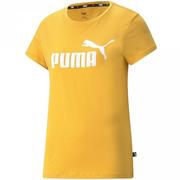 Koszulki i topy damskie - Koszulka damska Puma ESS Logo Tee żółta 586775 37 - miniaturka - grafika 1
