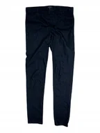 Spodnie damskie - Spodnie damskie materiałowe granatowe GEORGE L - miniaturka - grafika 1