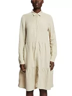 Sukienki - ESPRIT Sukienka koszulowa o długości mini z mieszanki lnu, Dusty Green, 38 - miniaturka - grafika 1