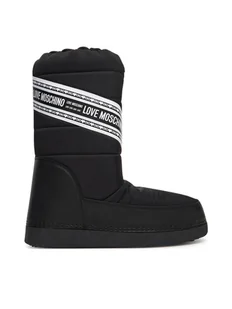 LOVE MOSCHINO Śniegowce JA24162G1NISB000 Czarny - Śniegowce damskie - miniaturka - grafika 1
