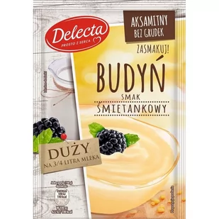 Delecta BUDYŃ SMAK ŚMIETANKOWY 64G 19484 - Budyń - miniaturka - grafika 1