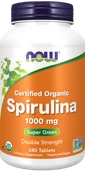 Odchudzanie i oczyszczanie - Spirulina 1000 mg 240 tabl. ( now Foods ) - miniaturka - grafika 1