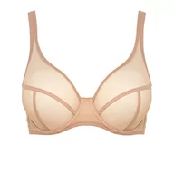 Biustonosze - Maison Lejaby Damski biustonosz bez wyściółki Nufit, Beżowy (Power Skin 389), 75G - miniaturka - grafika 1