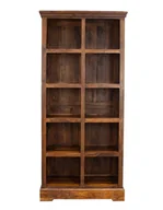 Regały - Biblioteczka podwójna (10) Walnut - miniaturka - grafika 1