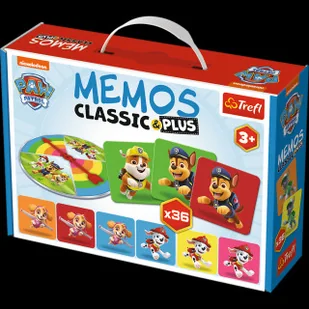 Gra dla dzieci - Memos Classic Plus Paw Patrol wiek 3+ - Zabawki kreatywne - miniaturka - grafika 2