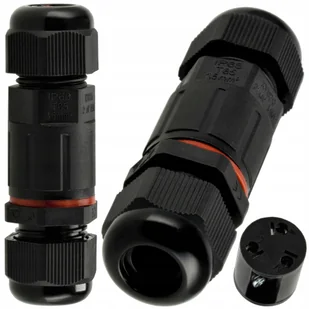 Złącze Kablowe Hermetyczne Puszka Csj 3x1,5 8mm 16A 250V IP68 Złączka Led - Akcesoria do oświetlenia - miniaturka - grafika 1