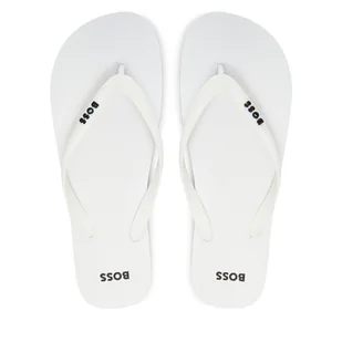 Japonki BOSS 50498208 Biały - Klapki i japonki męskie - miniaturka - grafika 1