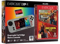 Konsole i gry retro - Konsola przenośna EVERCADE EXP-R + Duke Nukem Collection 1 Szary - miniaturka - grafika 1
