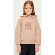 Bluzy dla dziewczynek - Tommy Hilfiger Bluza TONAL CREST Regular Fit - miniaturka - grafika 1