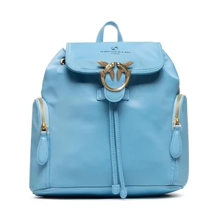 Torebki damskie - Pinko Plecak Love Backpack Recycled Nylon PE 22 PLTT 1P22KV Y7UX Light Blue - grafika 1