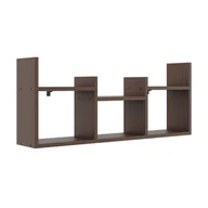 Półki do salonu - Dekoracyjna półka wisząca, 97x18x40 cm, wenge, mat - miniaturka - grafika 1