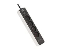 Listwy zasilające - Brennenstuhl LISTWA ZASILAJĄCA "ECOLOR" 4 GN 1,5M BIAŁO-CZARNA, 2XUSB-C 1 - miniaturka - grafika 1