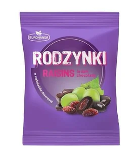 Eurohansa Rodzynki w czekoladzie 70 g - Zdrowa żywność - miniaturka - grafika 1