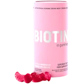Witaminy i minerały - suplement diety w żelkach z biotyną o smaku truskawkowym, 60 szt./1 opak. - miniaturka - grafika 1