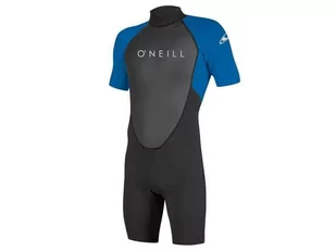 Pianka ONEILL REACTOR-2 2MM BACK ZIP S/S SPRING Black / Ocean-M - Pianki do pływania - miniaturka - grafika 1
