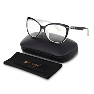 Damskie okulary zerówki do komputera z filtrem BLUE LIGHT Polarzone POL-BLF-560KA - Okulary korekcyjne, oprawki, szkła - miniaturka - grafika 1