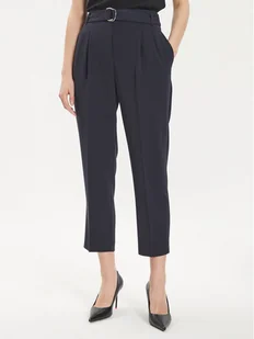 Boss Spodnie materiałowe Tapiah 50490037 Granatowy Regular Fit - Spodnie damskie - miniaturka - grafika 1