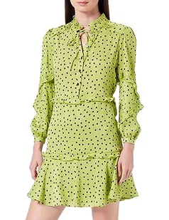 Pinko Piccadilly Sukienka Jaquard St.po Casual Damska Sukienka, Sd1_zielony/czarny, 34 - Sukienki - miniaturka - grafika 1