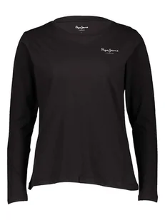 Pepe Jeans Koszulka w kolorze czarnym - Koszulki i topy damskie - miniaturka - grafika 1