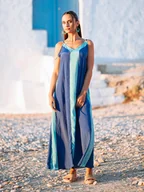 Sukienki - Isla Bonita by SIGRIS Sukienka w kolorze turkusowo-czarnym - miniaturka - grafika 1