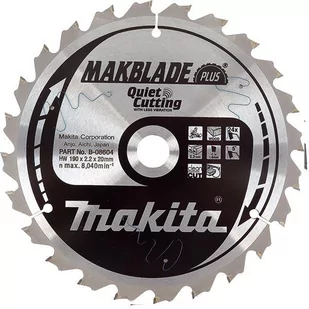 Piła tarczowa MAKITA, 255 x 30 mm B-08626 - Piły elektryczne - miniaturka - grafika 1
