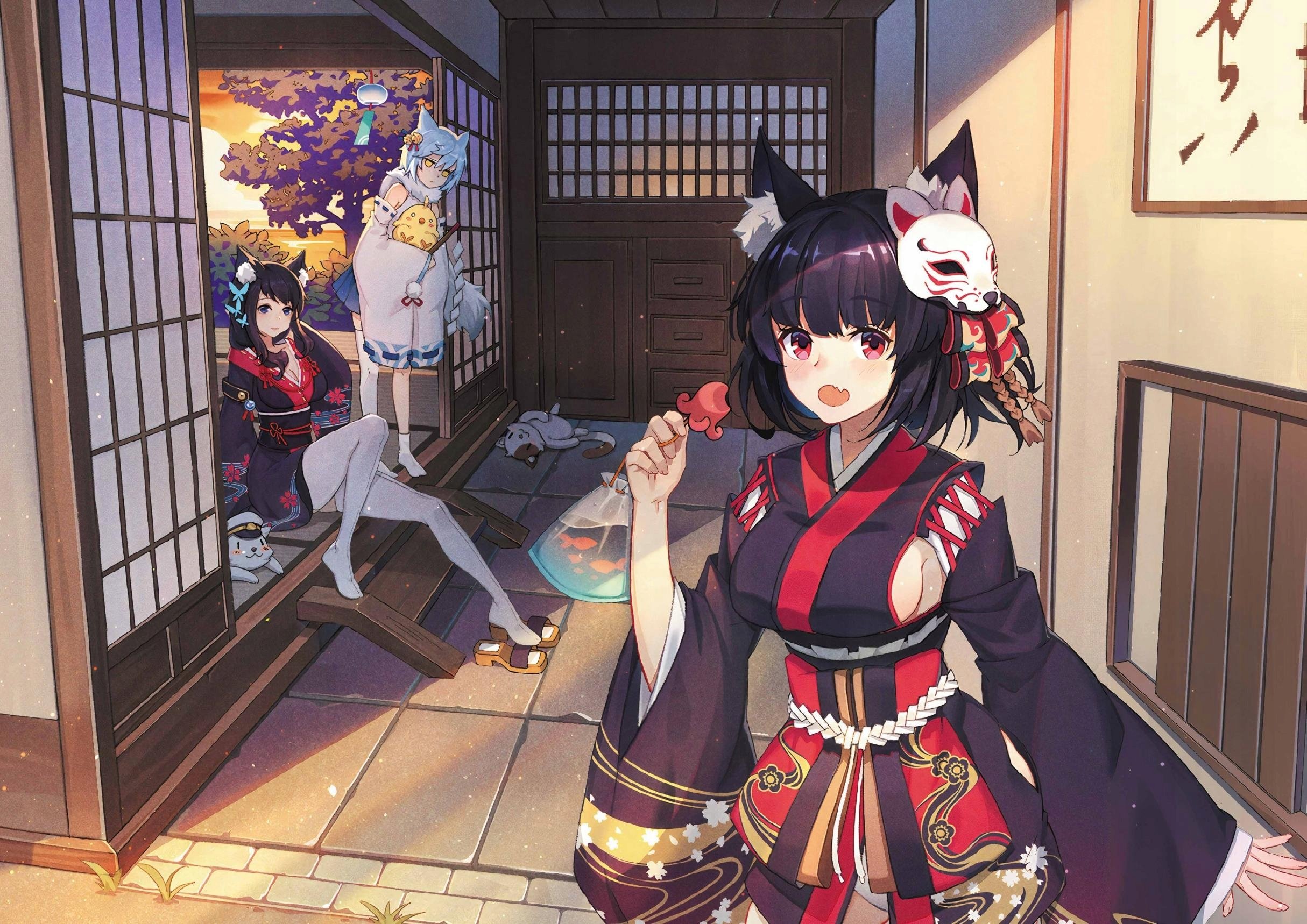 Plakat A2 anime gra Azur Lane