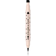 Eyelinery - EVELINE Eyeliner &amp; Stempel W Pisaku 2w1 01 Serce - miniaturka - grafika 1