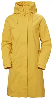 Kurtki damskie - Helly Hansen Wiktoria, wiosenny płaszcz przeciwdeszczowy, 344 Essential Yellow, S - grafika 1