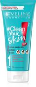Peelingi do ciała - Eveline Cosmetics Pure Control oczyszczający żel 3 w 1 Washing Gel + Peeling + Mask 200 ml - miniaturka - grafika 1